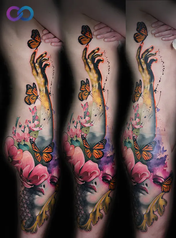 Jay Freestyle expressive tattoo work