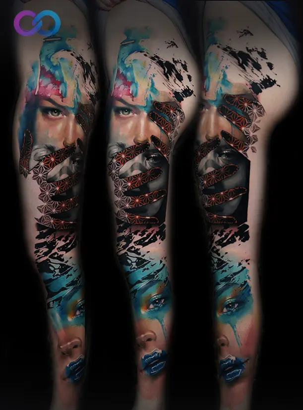 Jay Freestyle tattoo convention work